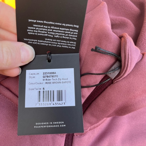 Peak Performance Rider Tech Zip Hoodie - Picture 3 of 3